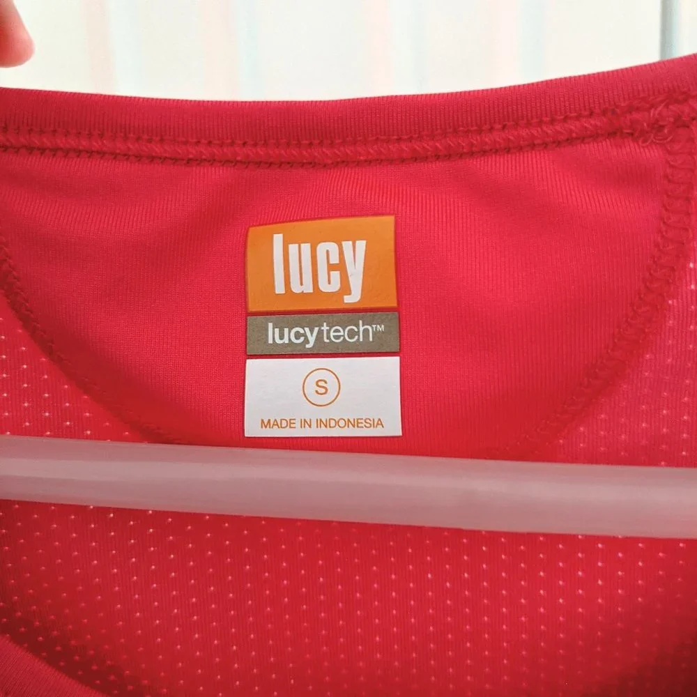 Lucy Pink Short Sleeve Workout Tee - Picture 7 of 7
